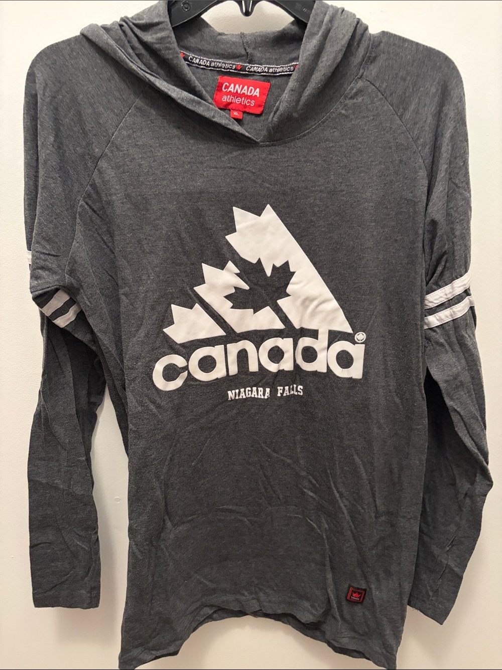 NWOT Canada Athletics Gray Long-Sleeve Hoodie